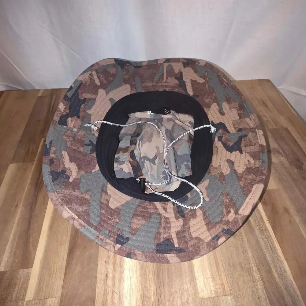 The North Face Brimmer Bucket Hat Camouflage Print with Adjustable Chin Strap